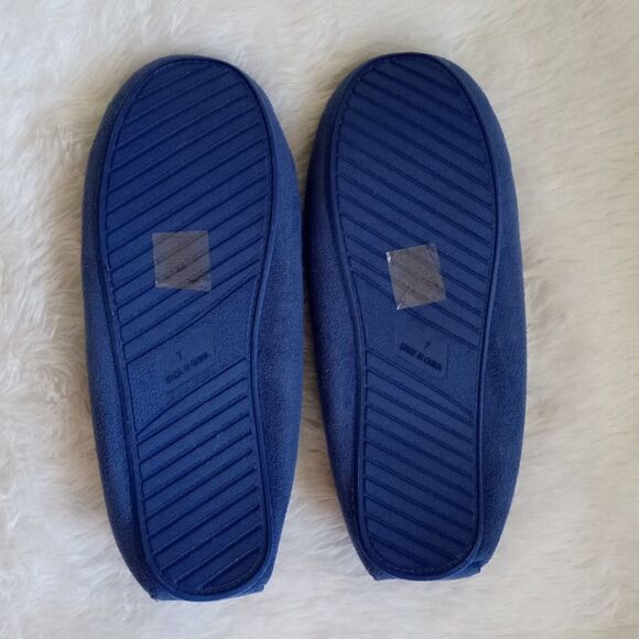 Classic Comfortable Lined Moccasin Slippers (Size 7) "Blue Color Only" ~ NEW!!! - Picture 3 of 6